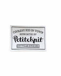 Label - Coolest Kid In Town supported by Petit Knit
