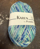 6-tråds sokkegarn - 612 Karen by Permin