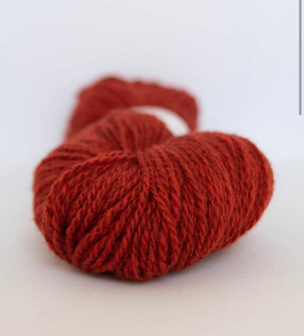 Rustrød Vidde lamullgarn 69308