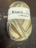 6-tråds sokkegarn - 613 Karen by Permin