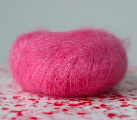 Un-Told Pure silk mohair - Pink Punch